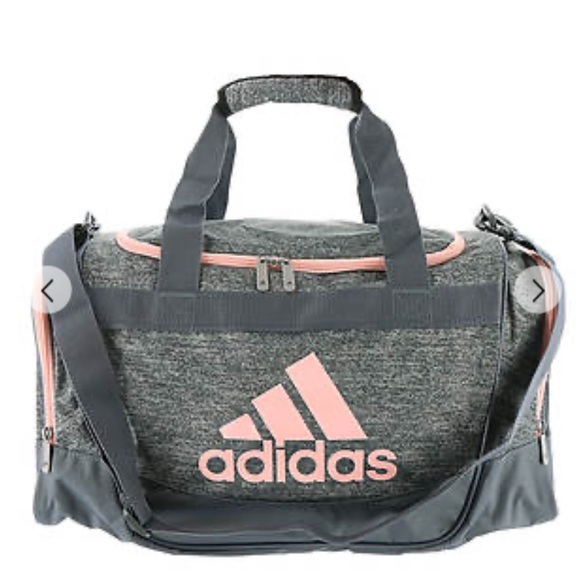 Adidas | Defender II Duffle Bag | Medium Size Grey + Pink | NWOT - Picture 2 of 8
